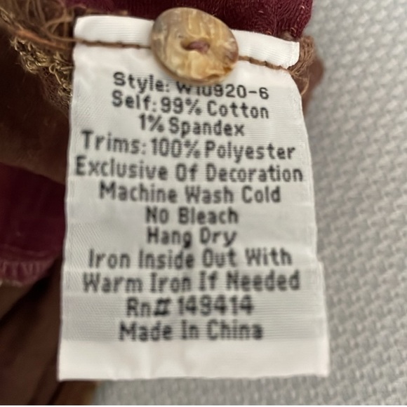 Johnny Was Varlese Multicolor Embroidered Plaid Oversized Shirt Size XS - Picture 8 of 13